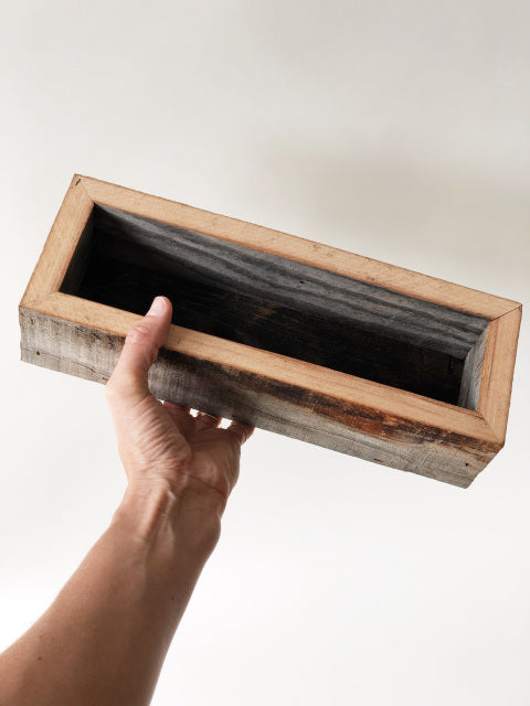 Succulent Planter Box 2x10"